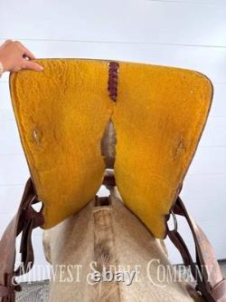 14 Alamo Saddlery Western Trophy Barrel Saddle, 6 Gullet 14 Alamo Saddlery Western Trophy Barrel Saddle, 6 Gullet
