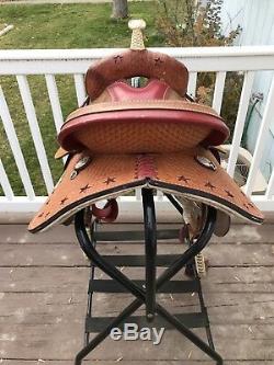 14 American Saddlery Red Star Racer Western Barrel Saddle Fqhb