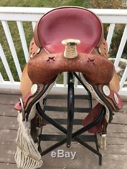 14 American Saddlery Red Star Racer Western Barrel Saddle Fqhb