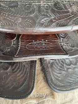 14 Antique TOGA Bentley Gifford Co. Oklahoma City, OK Western Cowboy Saddle