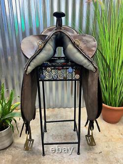 14 Australian Western Horse Trail Saddle w Horn Aussie