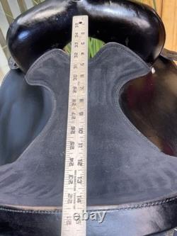14 BIG HORN Black Western Trail Saddle #103 Light Weight Cordura Semi Bar