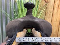 14 BIG HORN Brown Western Trail Saddle #499 Light Weight Cordura