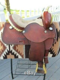 14'' BUFFALO SADDLERY western barrel saddle SQHB