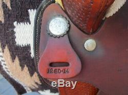 14'' BUFFALO SADDLERY western barrel saddle SQHB