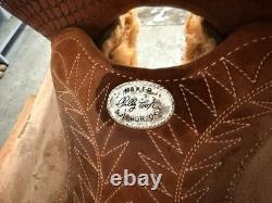 14 Billy Cook Brown Leather Traditional Western Saddle Model 1524