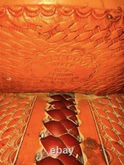 14 Billy Cook Brown Leather Traditional Western Saddle Model 1524