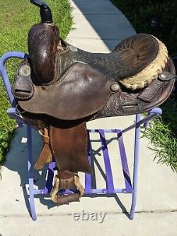 14 Billy Cook Western Barrel Saddle Model #1510