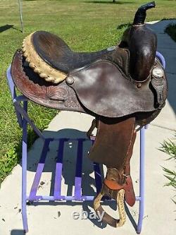 14 Billy Cook Western Barrel Saddle Model #1510