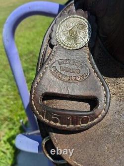 14 Billy Cook Western Barrel Saddle Model #1510