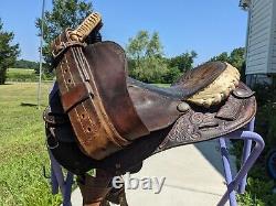 14 Billy Cook Western Barrel Saddle Model #1510