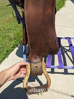 14 Billy Cook Western Barrel Saddle Model #1510