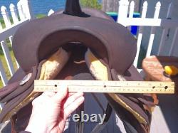 14'' Brown Wintec Western Trail saddle QH BARS