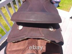 14'' Brown Wintec Western Trail saddle QH BARS
