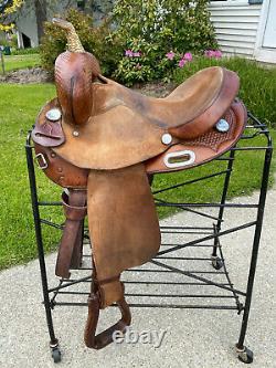 14 CIRCLE Y Western Barrel Horse Saddle NICE