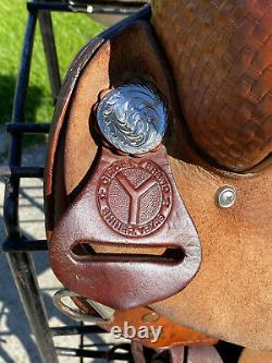 14 CIRCLE Y Western Barrel Horse Saddle NICE