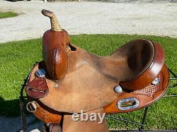 14 CIRCLE Y Western Barrel Horse Saddle NICE