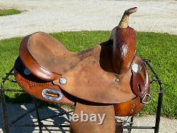 14 CIRCLE Y Western Barrel Horse Saddle NICE