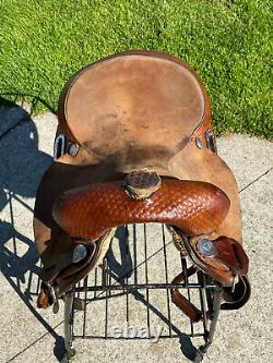 14 CIRCLE Y Western Barrel Horse Saddle NICE