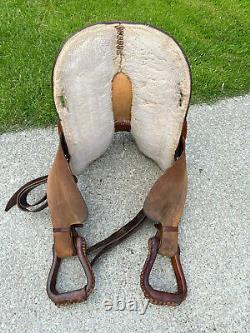 14 CIRCLE Y Western Barrel Horse Saddle NICE