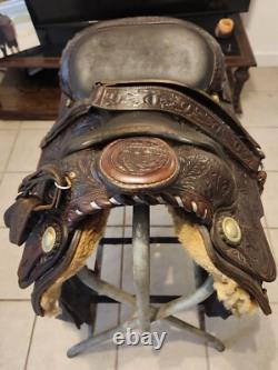 14 CIRCLE Y Western EQUITATION Show Saddle? Great Shape