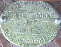 14 Circle Y Bob Marshall Barrel Saddle
