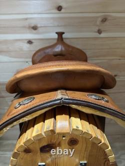 14 Circle Y Flex-Lite Barrel Racing Mounted Shooting Western Saddle Model 1540