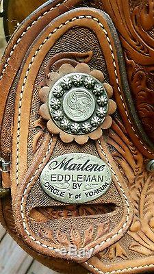 14 Circle Y Marlene Eddleman Barrel/Ladies Roper Combo Western Saddle