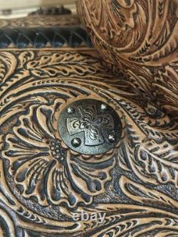 14 Circle Y The Proven Mansfield Western Barrel Saddle Model 6221 (2021 Year) 14 Circle Y The Proven Mansfield Western Barrel Saddle Model 6221 (2021 Year)