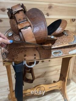 14 Circle Y Youth Western Show Saddle Model 3674