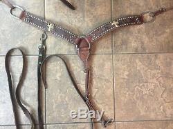 14 Corriente Ranch Cutter Western Saddle Roping Leather Tooling Cutting