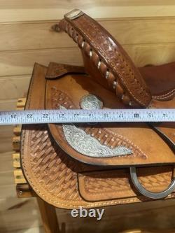 14 Dakota Saddlery Youth Western Show & Trail Saddle Model 350L