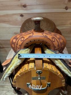14 Dale Fredericks Saddlesmith Barrel Racing Saddle Model 21544