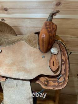 14 Dale Fredericks Saddlesmith Barrel Racing Saddle Model 21544