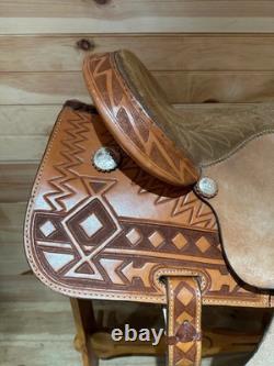 14 Dale Fredericks Saddlesmith Barrel Racing Saddle Model 21544