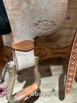 14 Dale Fredericks Saddlesmith Barrel Racing Saddle Model 21544