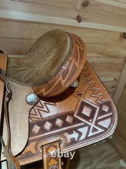14 Dale Fredericks Saddlesmith Barrel Racing Saddle Model 21544