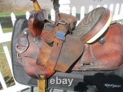 14'' Fqh Bars #840 The American Saddlery Western Barrel Saddle USA