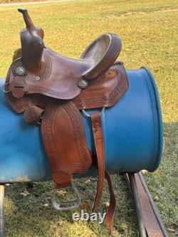 14 Fqhb Custom Shaw Creek Barrel Saddle