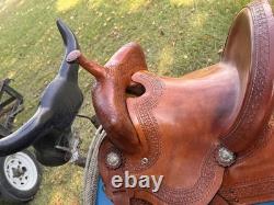 14 Fqhb Custom Shaw Creek Barrel Saddle