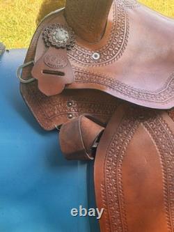 14 Fqhb Custom Shaw Creek Barrel Saddle