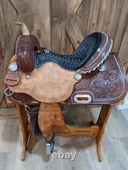 14 Genuine Billy Cook Maker Barrel Racing Western Saddle Model #1930