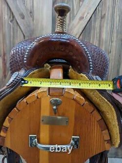 14 Genuine Billy Cook Maker Barrel Racing Western Saddle Model #1930