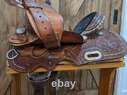 14 Genuine Billy Cook Maker Barrel Racing Western Saddle Model #1930