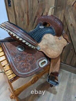 14 Genuine Billy Cook Maker Barrel Racing Western Saddle Model #1930