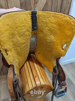 14 Genuine Billy Cook Maker Barrel Racing Western Saddle Model #1930