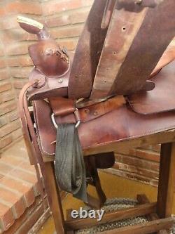 14 Inch Amish Made Slick Seat Western Saddle
