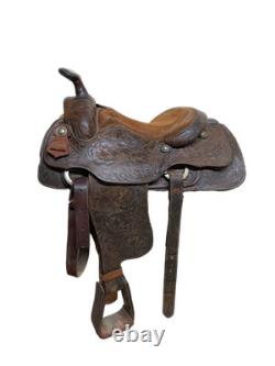 14 Inch Used Billy Cook Western Roping Saddle 1058-11190