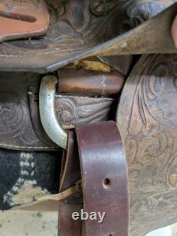 14 Inch Used Billy Cook Western Roping Saddle 1058-11190