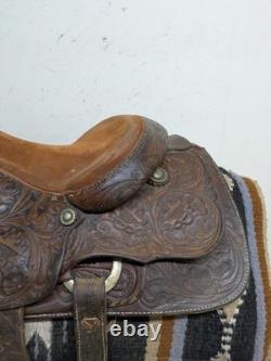 14 Inch Used Billy Cook Western Roping Saddle 1058-11190